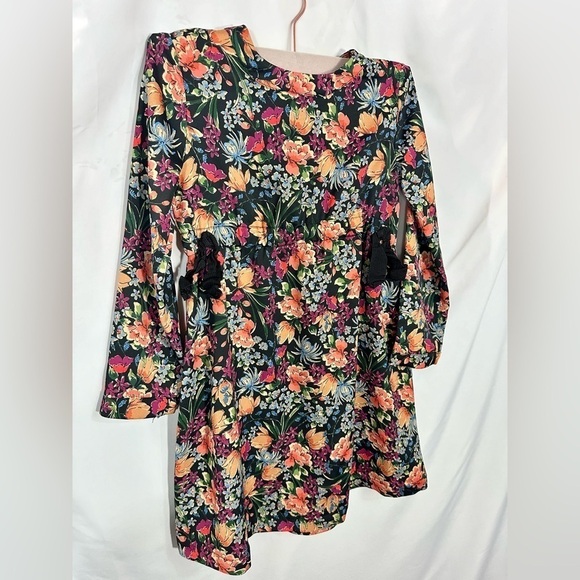 Zara girls soft collection floral long sleeve dress size 10 - Picture 3 of 7